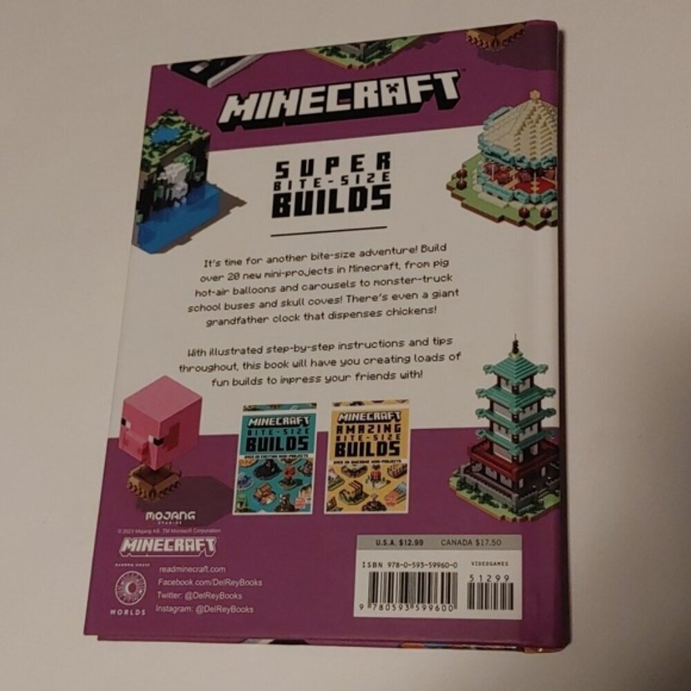 Super Bite-Size Builds Book Minecraft - Picture 5 of 5